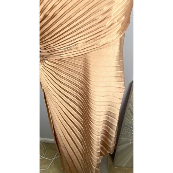 A.L.C. Delfine Pleated One Shoulder Midi Dress in Bella Size 0 - Picture 5 of 11